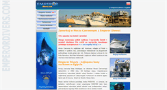 Desktop Screenshot of pl.emperordivers.com