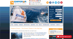 Desktop Screenshot of emperordivers.com