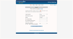 Desktop Screenshot of bookings.emperordivers.com