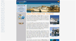 Desktop Screenshot of es.emperordivers.com